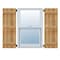 Ekena Millwork Joined Board-n-Batten Shutters, Rough Sawn Western Red Cedar, 32 1/4W x 63H, PR RBJ06S32X063RWR - alternate 1